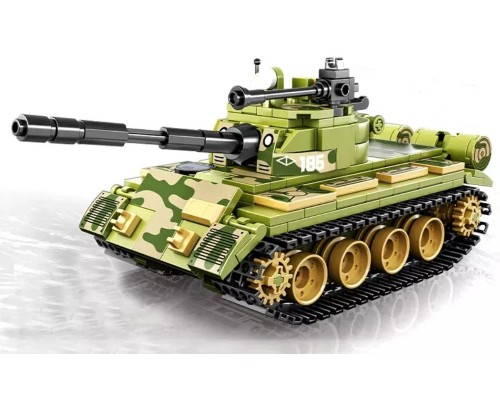 Конструктор военный Танк Т-62, 427деталей (22009)