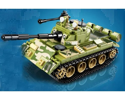 Конструктор военный Танк Т-62, 427деталей (22009)