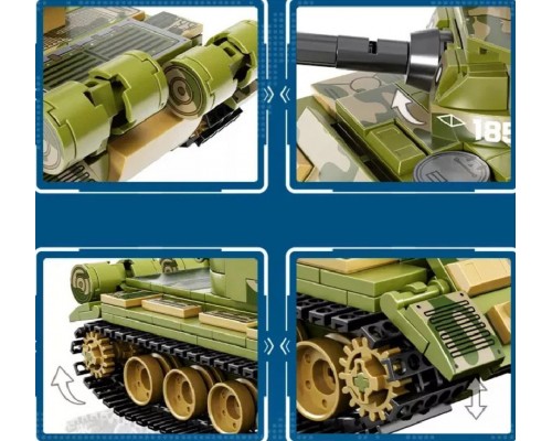 Конструктор военный Танк Т-62, 427деталей (22009)