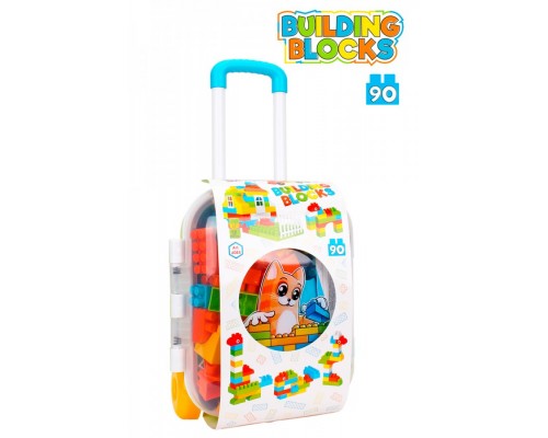 Конструктор для малюків 90 великих деталей у валізі (6085)