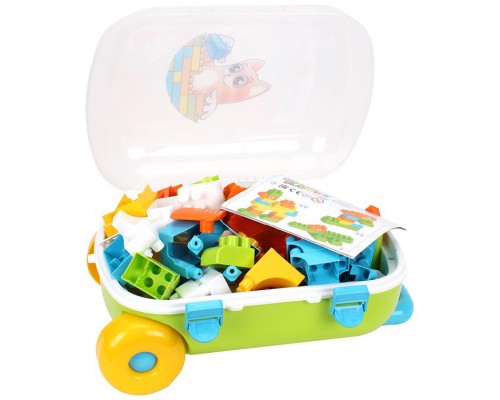 Конструктор для малюків 90 великих деталей у валізі (6085)