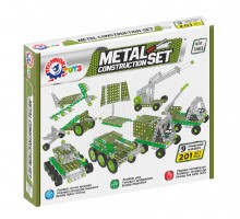 Конструктор металевий Військова техніка 201 деталь (1462)