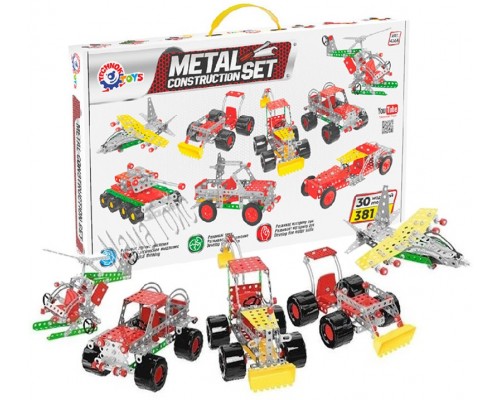 Конструктор металевий Мега універсал 381 деталь (4364)