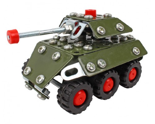 Конструктор металевий Військова техніка 430 деталей (9512)