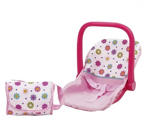 Ігровий набір меблі для ляльки та пупса. Манеж-ліжечко, стільчик, коляска, люлька (FiVEoNiNE T818034)