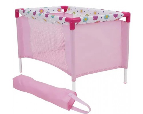 Ігровий набір меблі для ляльки та пупса. Манеж-ліжечко, стільчик, коляска, люлька (FiVEoNiNE T818034)