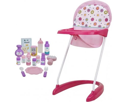 Ігровий набір меблі для ляльки та пупса. Манеж-ліжечко, стільчик, коляска, люлька (FiVEoNiNE T818034)