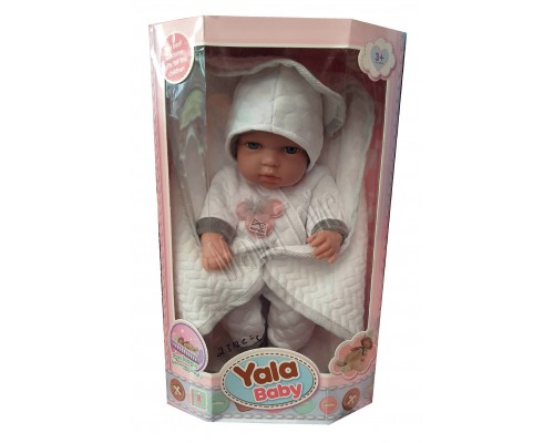 Пупс Новорожденный малыш с одеялом 30 см (2312)