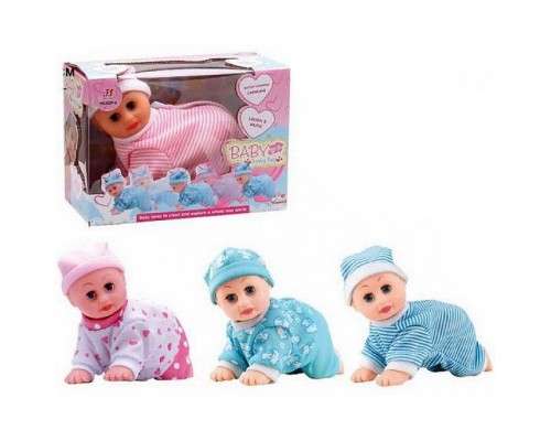 Пупс музыкальный ползает (3323)