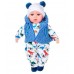 Пупс м'яконабивний Мій малюк 39 см, У комбінезоні, жилетці та шапочці (5921)