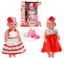 Пупс Беби в Украинской одежде, кушает, пьет, писяет 42 см (999)