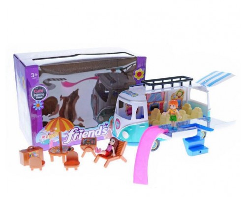 Іграшковий автобус з ляльками Фургон Френдс (7889)