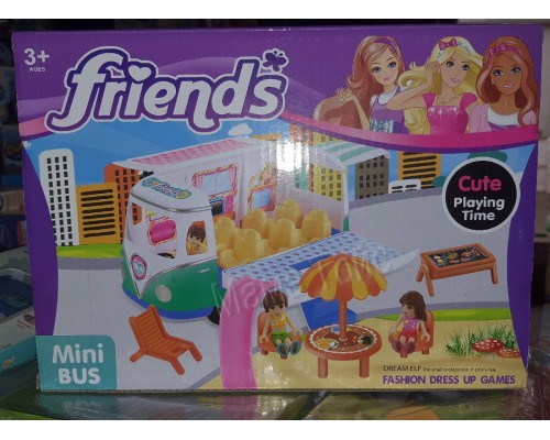 Іграшковий автобус з ляльками Фургон Френдс (7889)