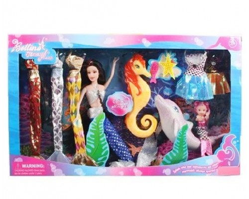 Кукла 66354 Русалка с нарядами