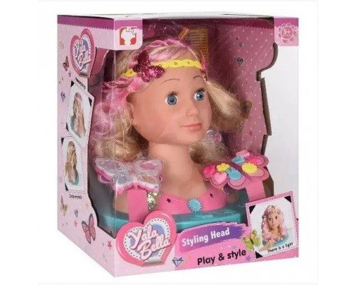 Кукла Манекен голова для причесок и макияжа с подсветкой (888)