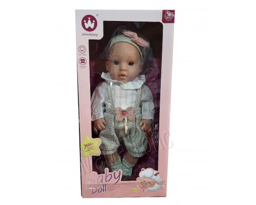 Кукла пупс Baby Doll новорожденный малыш 40 см (16-01)