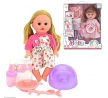 Кукла пупс с волосами Говорящая - Звуки малыша. Пьет, ходит на горшок (232)