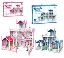 Ляльковий будиночок з меблями для маленьких ляльок 2 види (462-09)