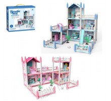 Ляльковий будиночок з меблями для маленьких ляльок 2 види (862-06/462-06)