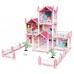 Кукольный домик с мебелью для маленьких кукол 2 вида (862-07/462-07)