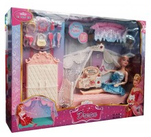 Лялька з меблями Спальня (тип барбі) (8618-19)