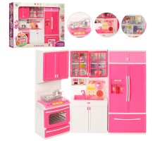 Меблі для ляльки Чарівна кухня з посудом. Звук, світло, 33 см (26210)