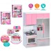 Набір меблі для ляльки Чарівна кухня з посудом. Звук, світло, 3 види (26212-13-14)