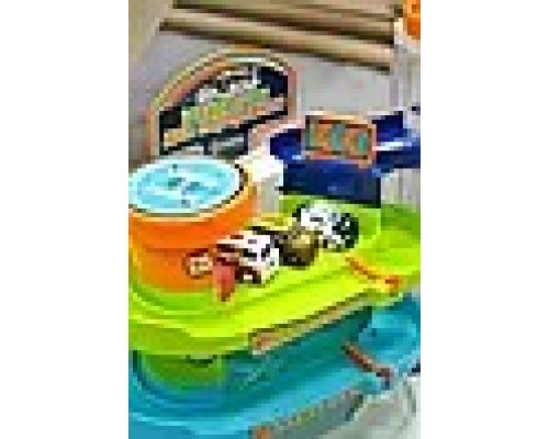 Детский гараж парковка с лифтом. 3 этажа, 4 машинки. Музыка, свет (79920)