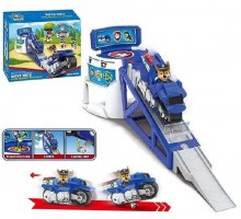 Авто трек із запуском Щінячий Патруль Гонщик на мотоциклі РВ 300