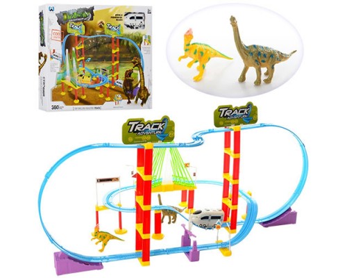 Дитяча Залізниця авто трек з Динозаврами XM8009AB JW