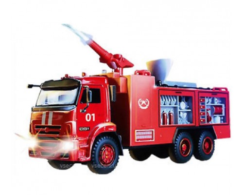 Игрушечная Пожарная машина, Звук, свет, брызгает водой. 9624