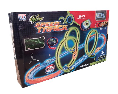 Авто Трек з машинками Паралельні гонки від мережі Довжина Траси 369 см (0810)