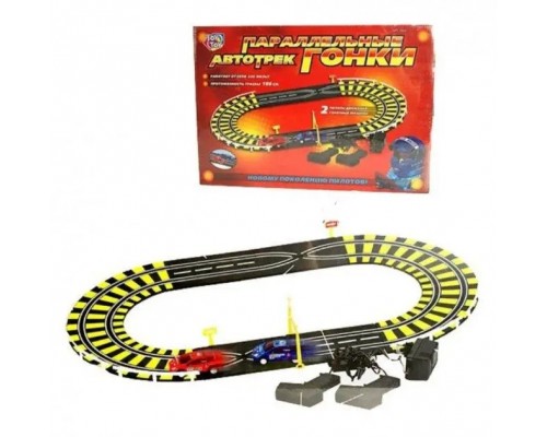 Трек з машинками Паралельні гонки від мережі Довжина Траси 186 см (0808)