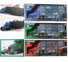 Іграшковий Трейлер гараж з машинками Автовоз 50 см. зі Звуком (1270)