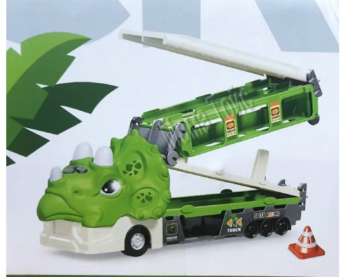 Трейлер трек Динозавр с машинками раскладывается 118 см. Звук, свет (561)