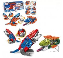 Трейлер монстр Динозавр з металевими машинками, паркінг (660-118-119-120)