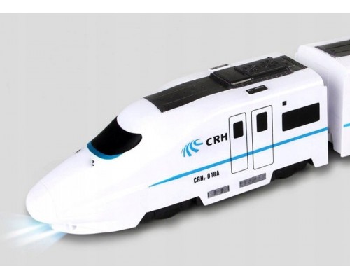 Игрушечный поезд с вагонами со звуком и светом