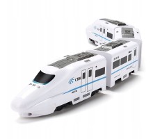 Игрушечный поезд с вагонами со звуком и светом