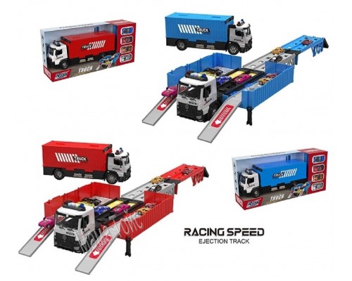 Іграшковий Трейлер Паркінг Трек із машинками. Розкладна траса (732)