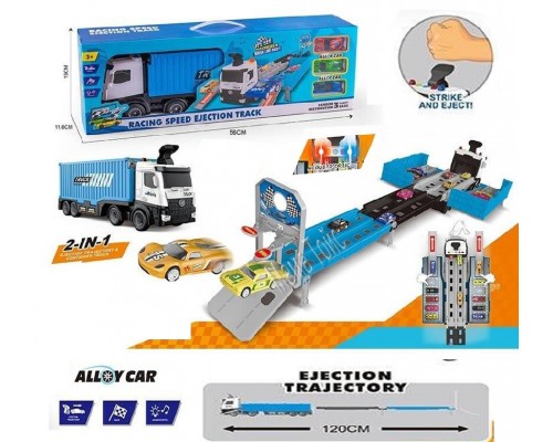 Трейлер трек із запуском розкладається 120 см. Звук, світло (86028)