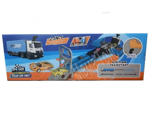 Трейлер трек із запуском розкладається 120 см. Звук, світло (86028)