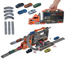 Іграшковий Трейлер Трек Гараж з машинками 3 в 1 (879)