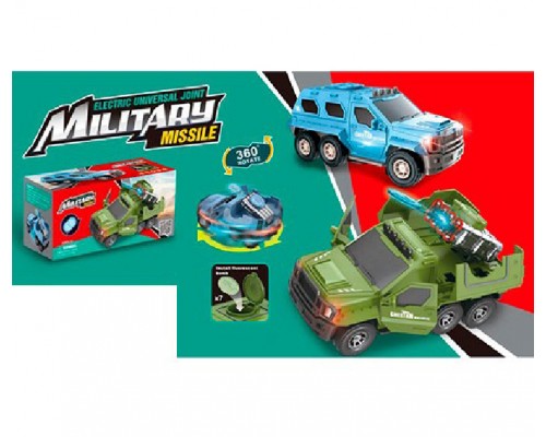 Военный Джип, Стреляет дисками, Двери открываются, Звук, свет 22 см (8811-19)