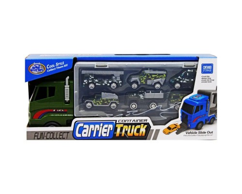 Іграшковий Трейлер гараж з машинками Автовоз (818)