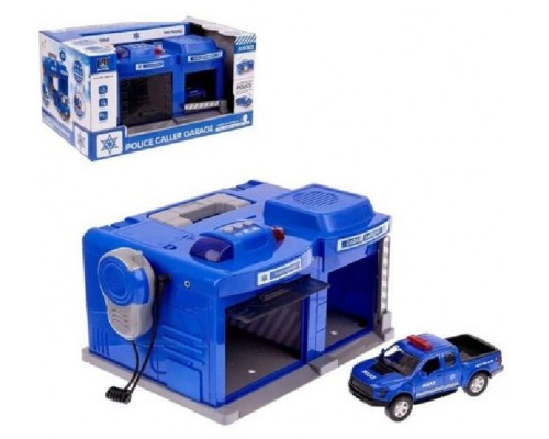 Іграшковий гараж з машинкою Поліція. Рація, Світло, Звук (556)