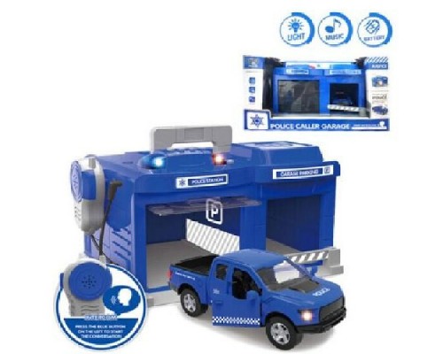 Іграшковий гараж з машинкою Поліція. Рація, Світло, Звук (556)