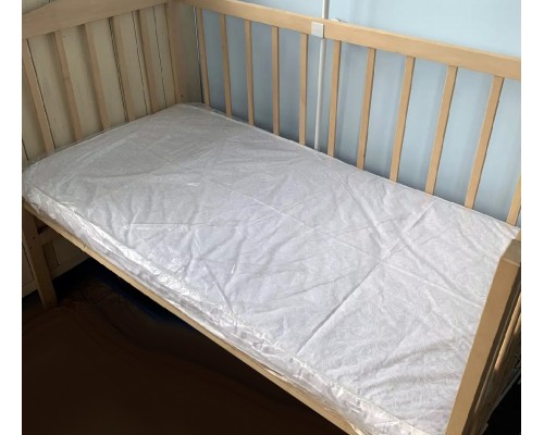 Матрац Кокосовий для новонароджених у дитяче ліжечко 120-60 см. Кокос Поролон КП Білий
