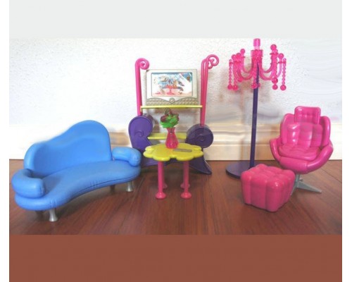 Мебель для кукол Барби Gloria Гостиная (2904)