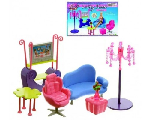 Мебель для кукол Барби Gloria Гостиная (2904)