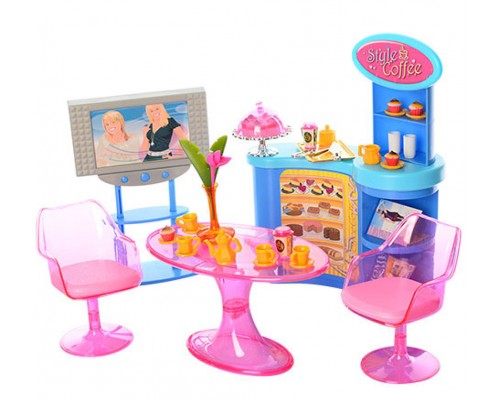 Меблі для ляльок Барбі Gloria Кафе (2918)